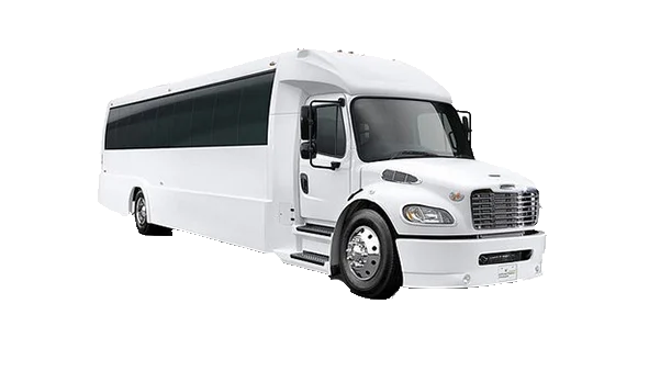 Laramie 40 passenger party bus exterior