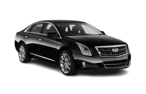Laramie black Cadillac XTS executive sedan